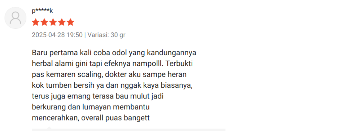 Review toothpaste dok bua ku
